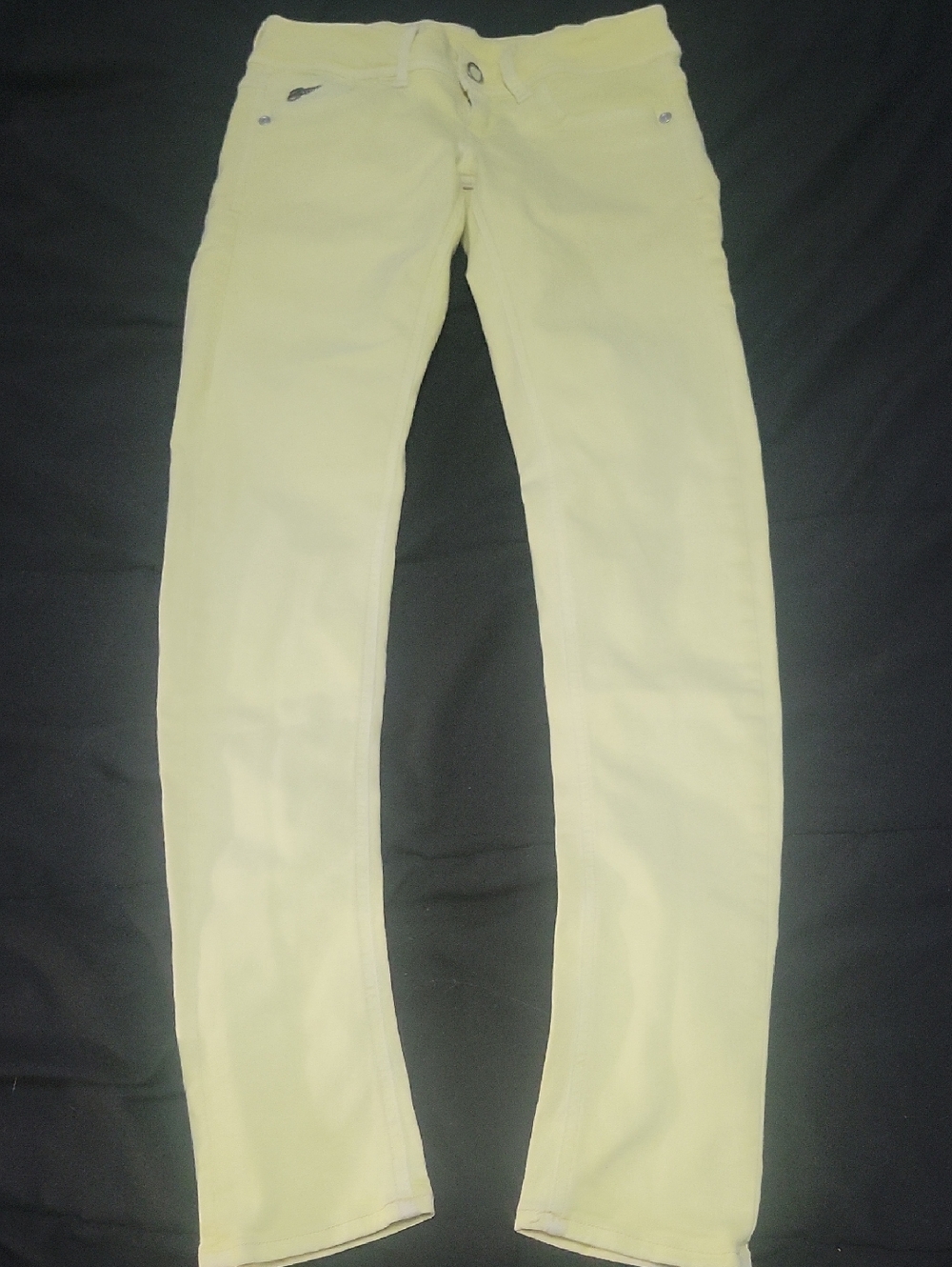 G-star Raw "Lynn" Size 26x32 Bleach Yellow Skinny Jeans